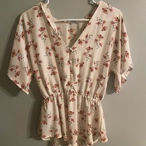 floral blouse